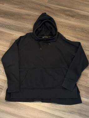 Athleta Women's Black Cozy Karma Longer Hoodie